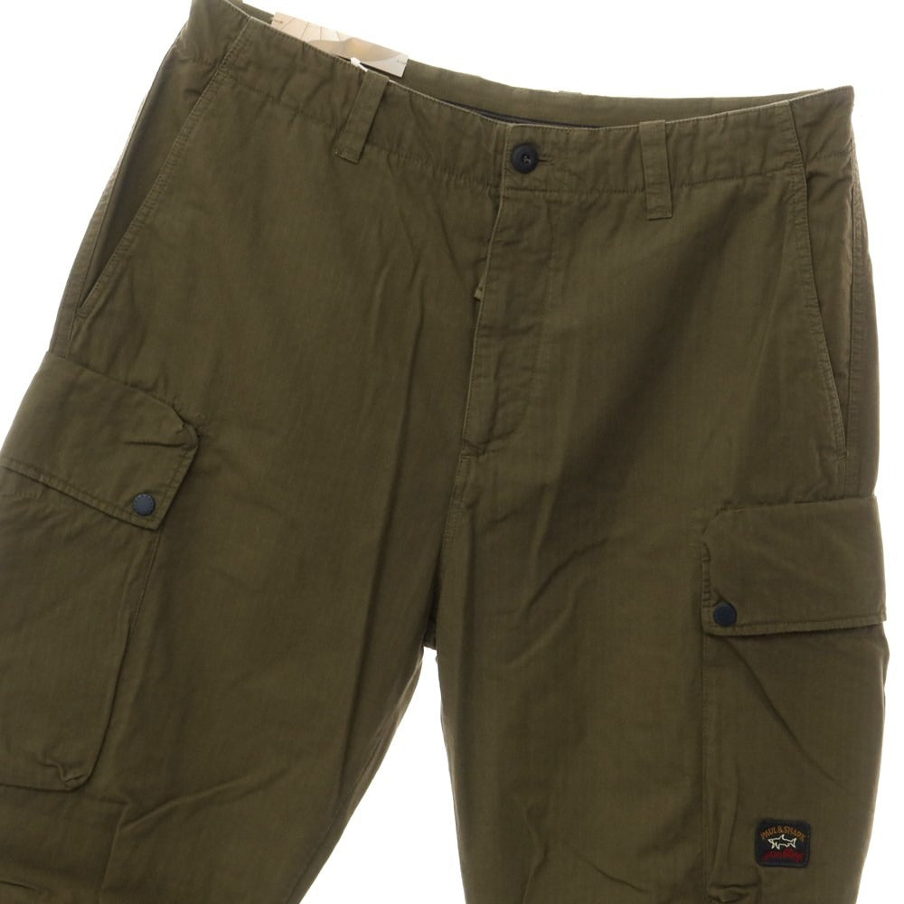 [New] Paul &amp;amp; Shark Cotton Cargo Pants Olive [Size 50] [GRN] [S/S] [Condition Rank N] [Men&