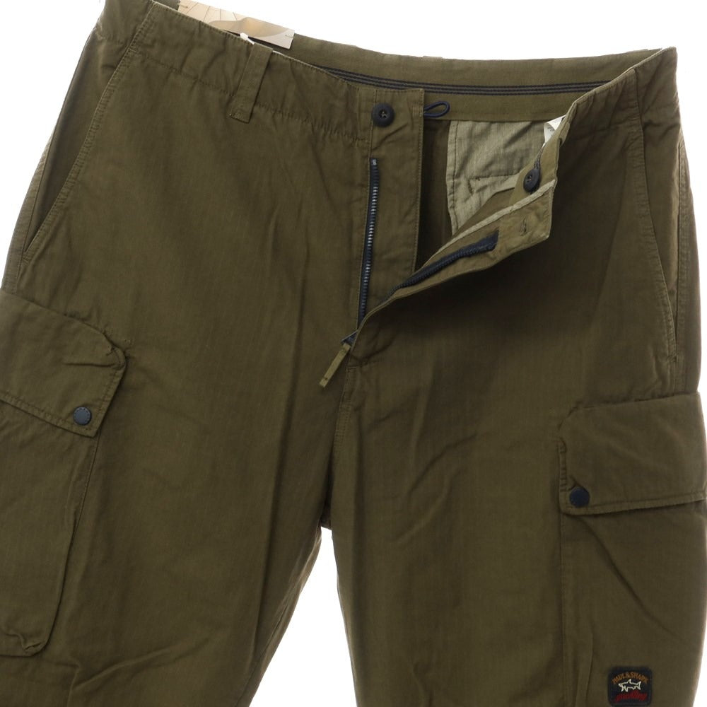 [New] Paul &amp;amp; Shark Cotton Cargo Pants Olive [Size 50] [GRN] [S/S] [Condition Rank N] [Men&