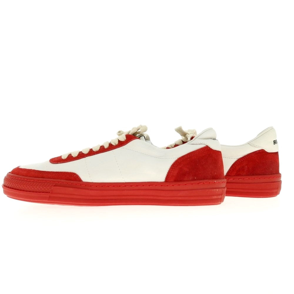 [New outlet] Rove rov leather low-cut sneakers white x red [39] [Condition rank N-] [Men&