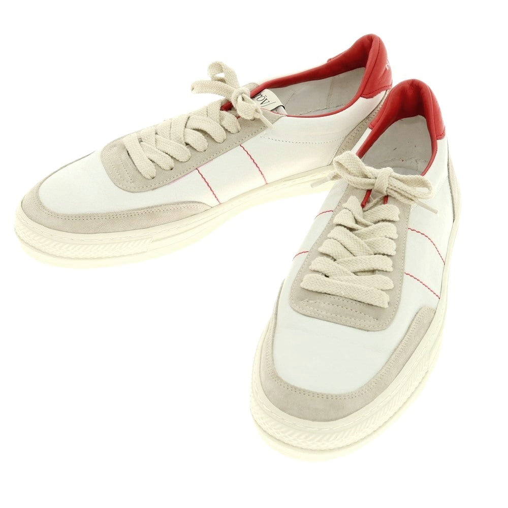 [New outlet] Rove rov leather low-cut sneakers light gray x red [39] [Condition rank N-] [Men&