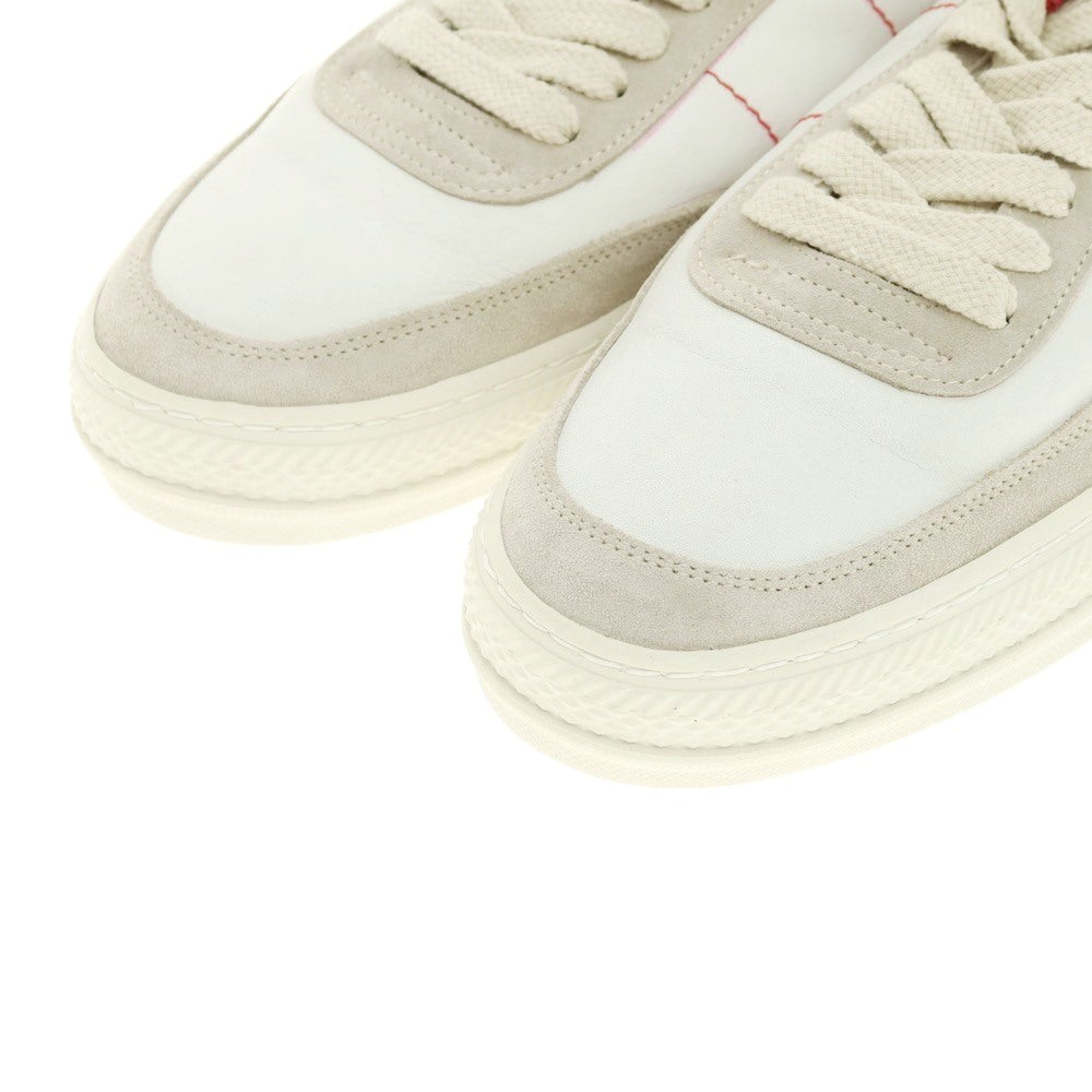 [New outlet] Rove rov leather low-cut sneakers light gray x red [39] [Condition rank N-] [Men&