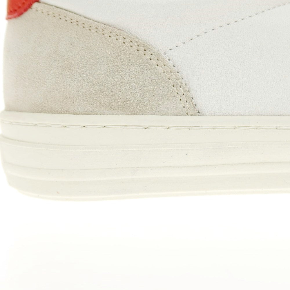 [New outlet] Rove rov leather low-cut sneakers light gray x red [39] [Condition rank N-] [Men&