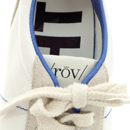 [New outlet] Rove rov leather low-cut sneakers white x blue [39] [Condition rank N-] [Men&