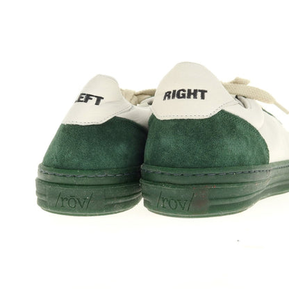 [New outlet] Rove rov leather low-cut sneakers white x green [39] [Condition rank N-] [Men&