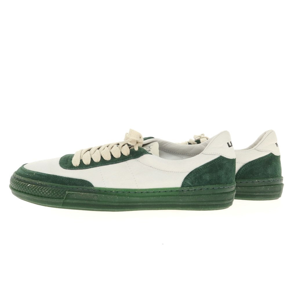 [New outlet] Rove rov leather low-cut sneakers white x green [39] [Condition rank N-] [Men&