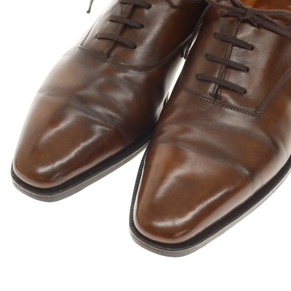 [Used] John Lobb BECKETTS Museum Calf Plain Toe Dress Shoes Brown [7E] [Condition Rank C] [Men&