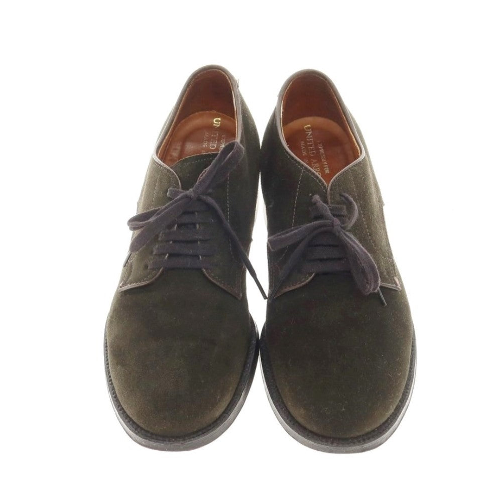 [Used] Alden UNITED ARROWS special order 53665 suede plain toe dress shoes hunter green [7 D] [Condition rank B] [Men&