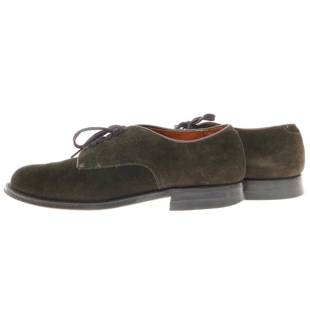 [Used] Alden UNITED ARROWS special order 53665 suede plain toe dress shoes hunter green [7 D] [Condition rank B] [Men&