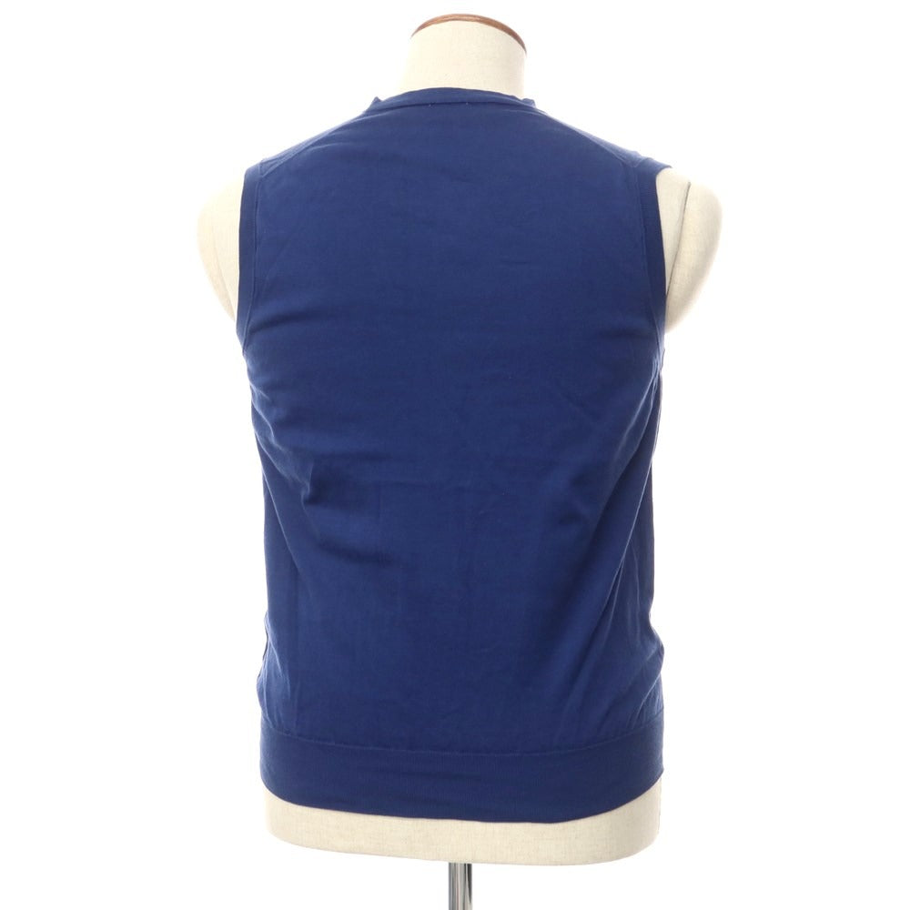 [Used] Drumohr Cotton Knit Vest Dark Blue [46] [Condition Rank B] [Men&