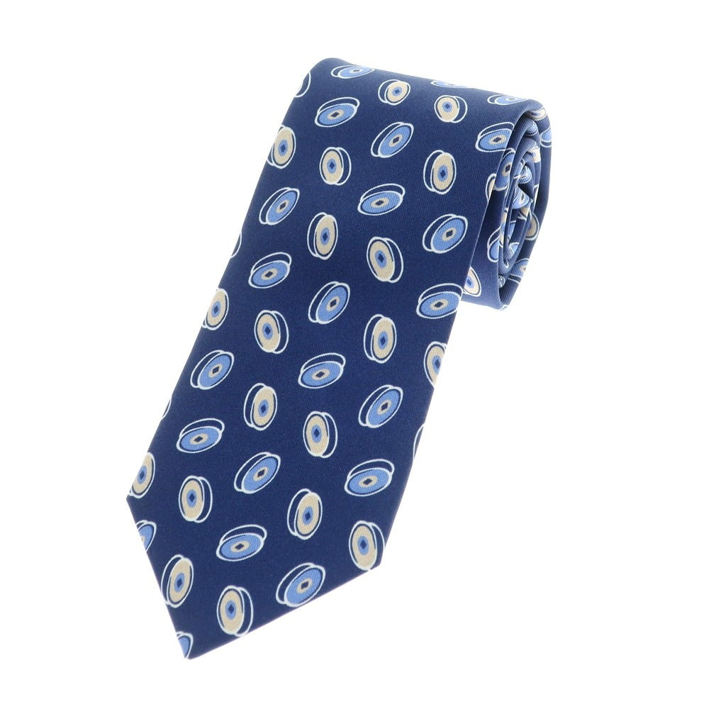 [Used] Robert Fraser, 3-fold silk small pattern tie, blue [BLU] [S/S/A/W] [Condition: A] [Men&