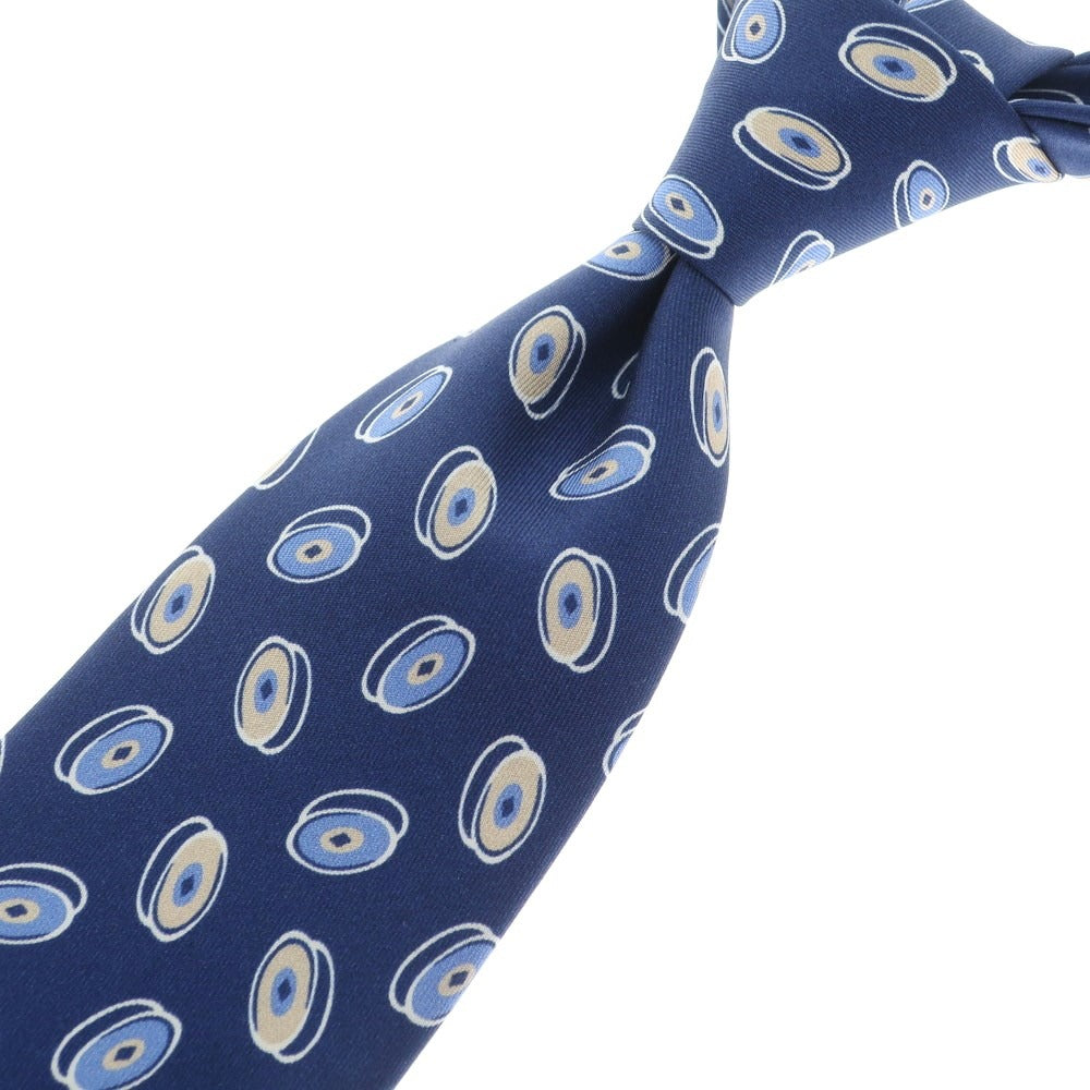 [Used] Robert Fraser, 3-fold silk small pattern tie, blue [BLU] [S/S/A/W] [Condition: A] [Men&