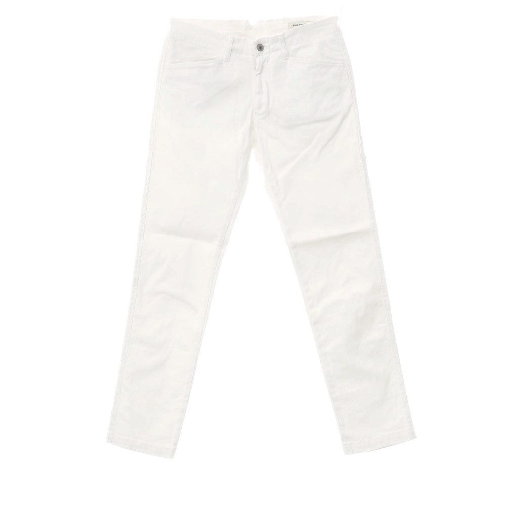 [Used] FOB FACTORY Stretch Cotton Chino Pants White [2/M] [Condition Rank C] [Men&