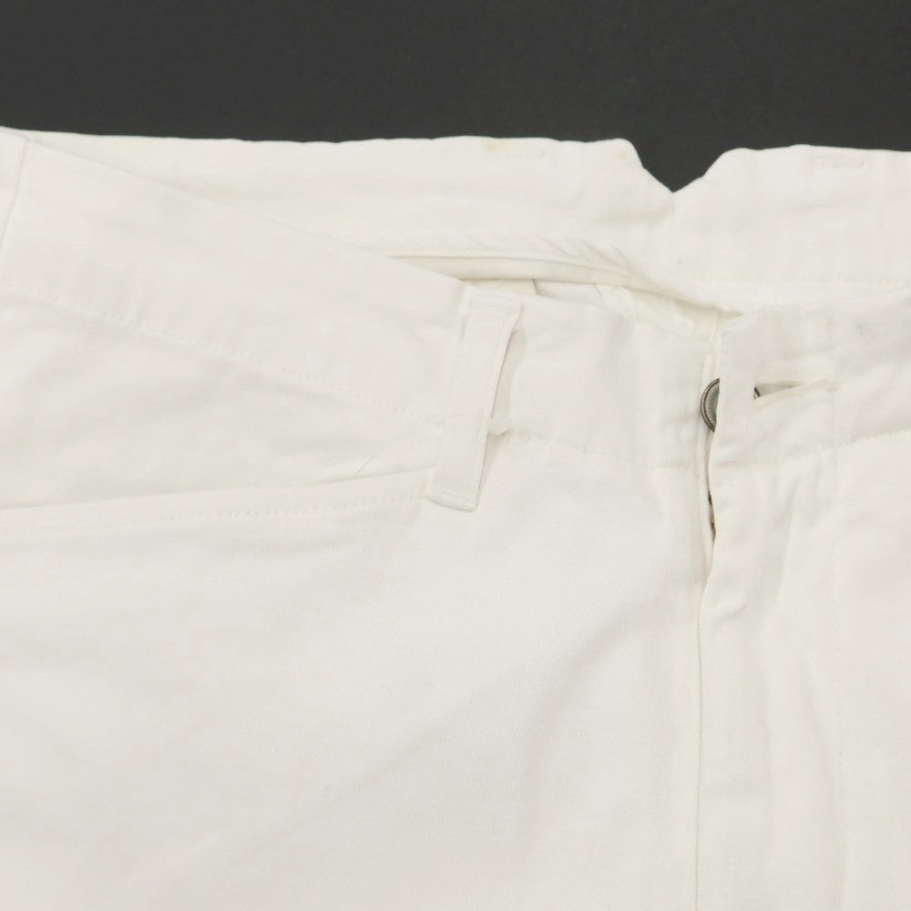 [Used] FOB FACTORY Stretch Cotton Chino Pants White [2/M] [Condition Rank C] [Men&