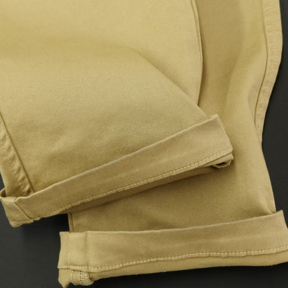 [Used] FOB FACTORY Stretch Cotton Chino Pants Khaki Beige [2/M] [Condition Rank C] [Men&