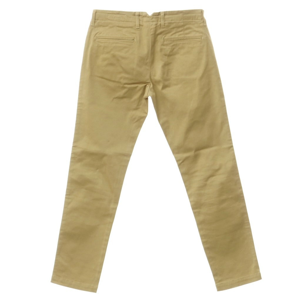 [Used] FOB FACTORY Stretch Cotton Chino Pants Khaki Beige [2/M] [Condition Rank C] [Men&