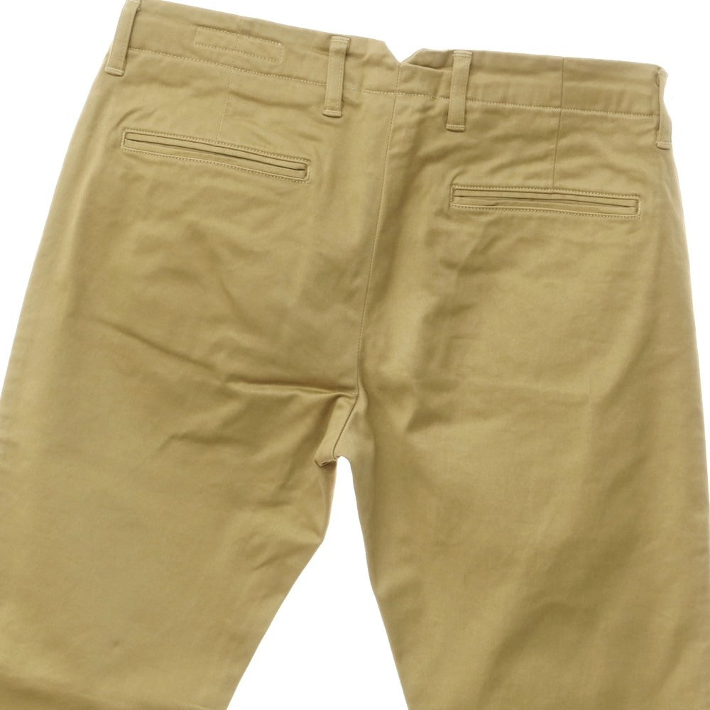 [Used] FOB FACTORY Stretch Cotton Chino Pants Khaki Beige [2/M] [Condition Rank C] [Men&