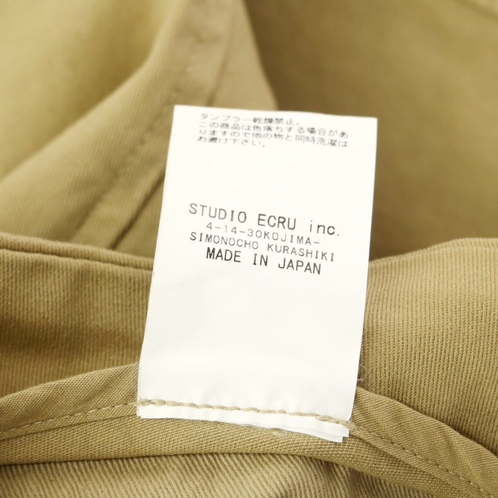 [Used] FOB FACTORY Stretch Cotton Chino Pants Khaki Beige [2/M] [Condition Rank C] [Men&