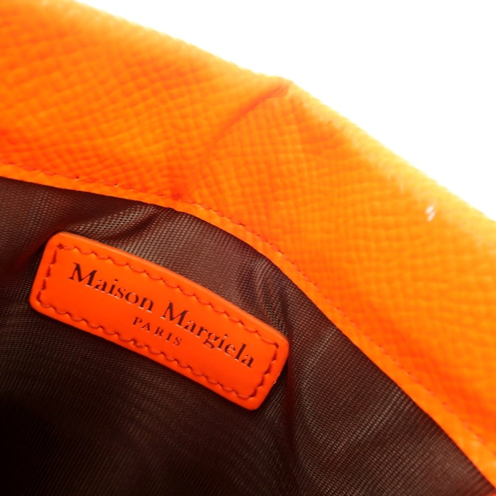 【中古】メゾン マルジェラ Maison Margiela サコッシュ ミニショルダーバッグ ネオンオレンジ【 状態ランクB 】【 メンズ 】