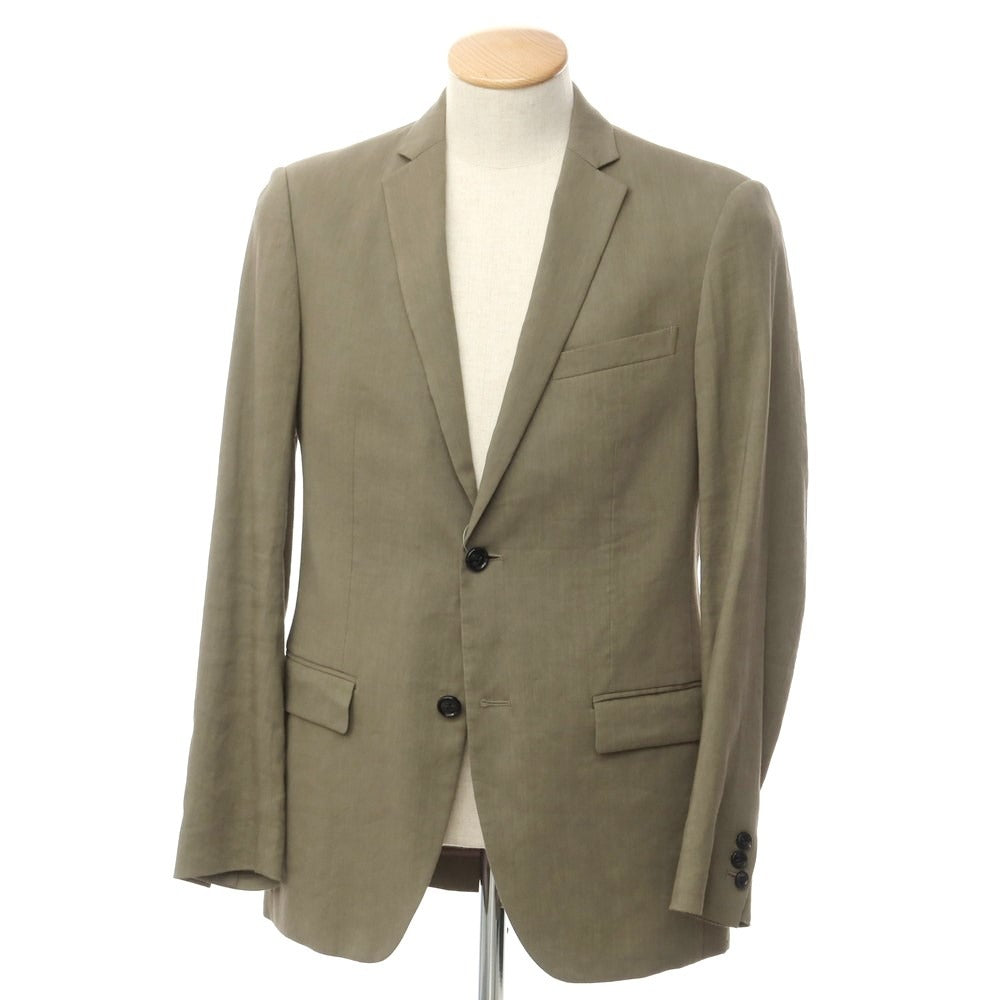 [Used] Theory Linen Rayon 2B Casual Jacket
 Grayish olive color [Size 36] [KAK] [S/S] [Condition rank C] [Men&