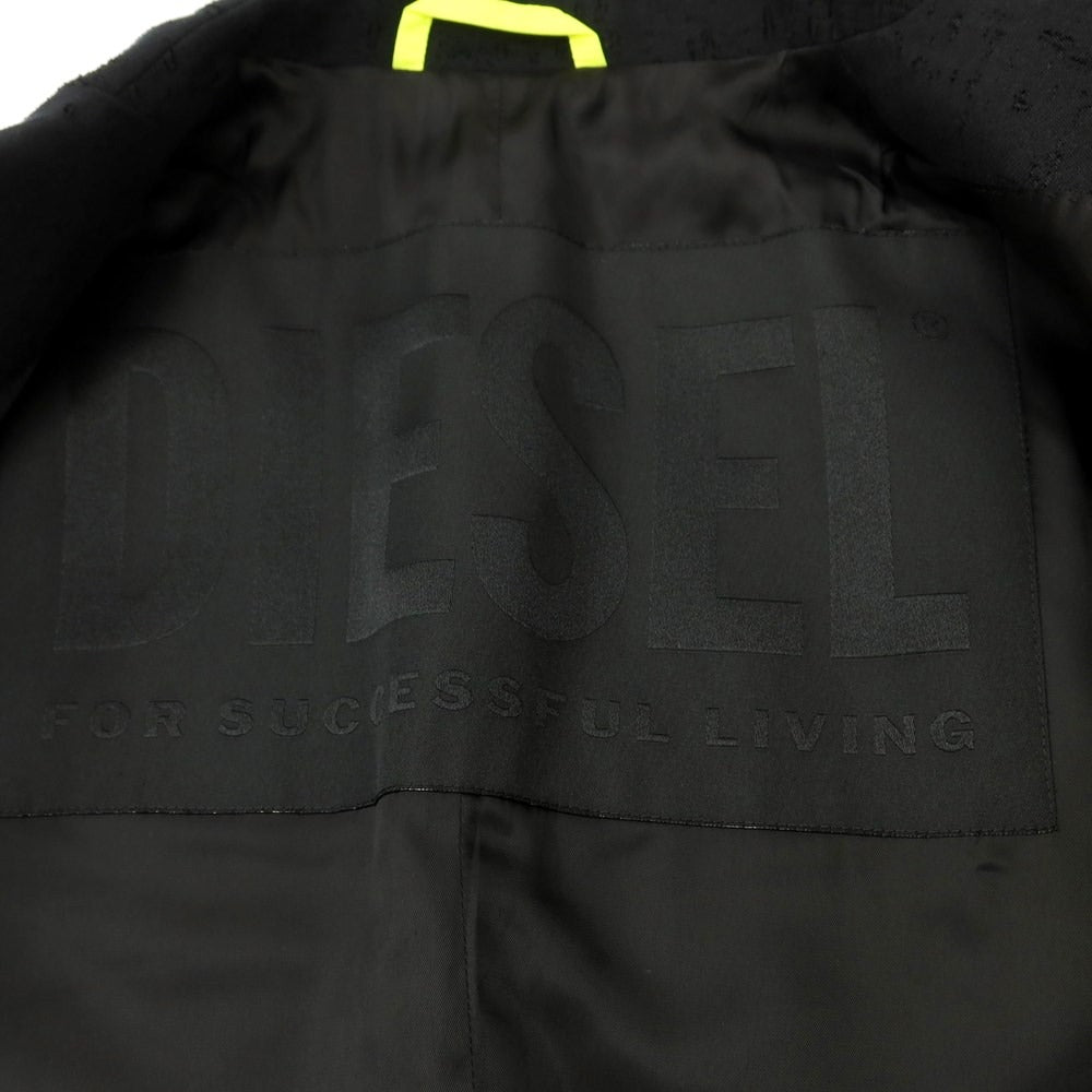 【中古】ディーゼル DIESEL ポリエステルコットン カジュアルジャケット
 ブラック【サイズ44】【BLK】【S/S】【状態ランクB】【メンズ】
【759580】
[CPD]