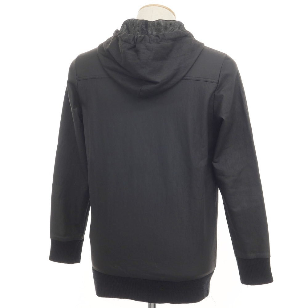 【中古】ディーゼル DIESEL ポリウレタンコーティング スウェットパーカー ブラック【サイズXS】【BLK】【A/W】【状態ランクB】【メンズ】 [EPD]