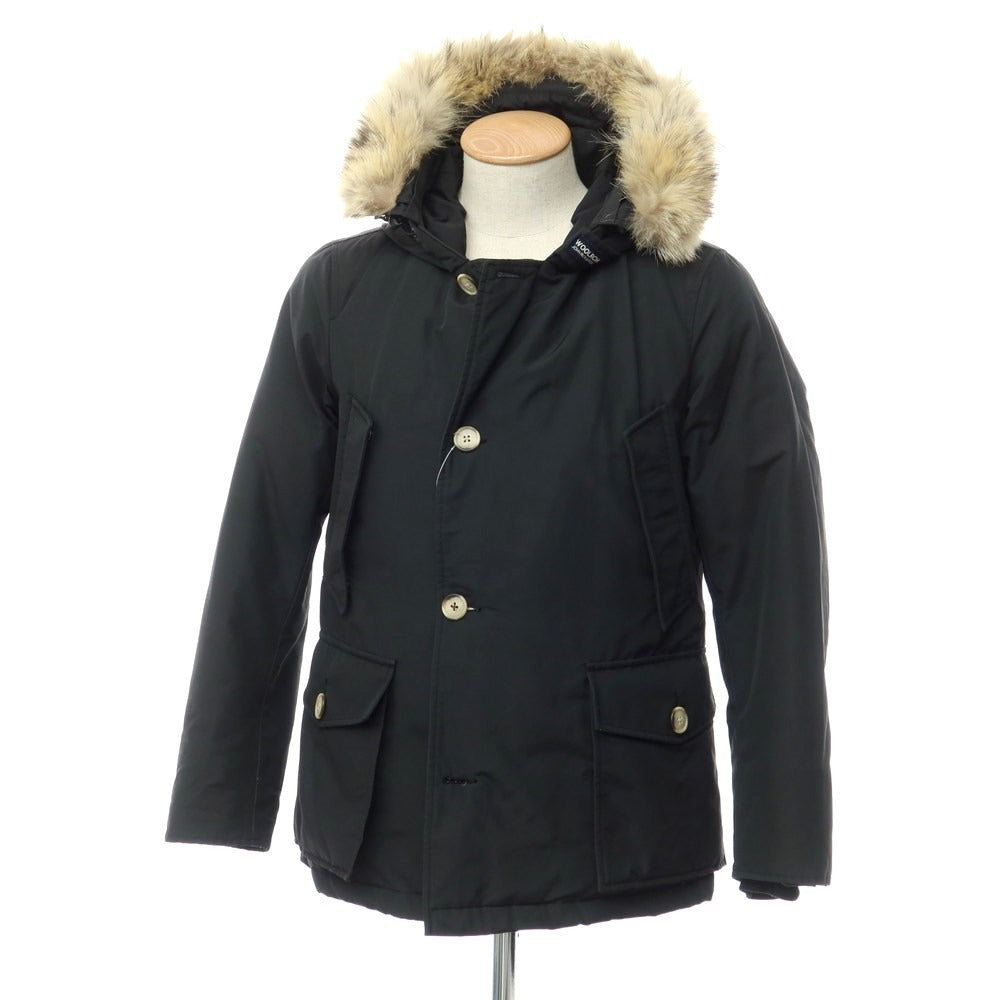 【中古】ウールリッチ WOOLRICH コットンナイロン ダウンコート ブラック系【サイズXS】【BLK】【A/W】【状態ランクC】【メンズ】 [EPD]