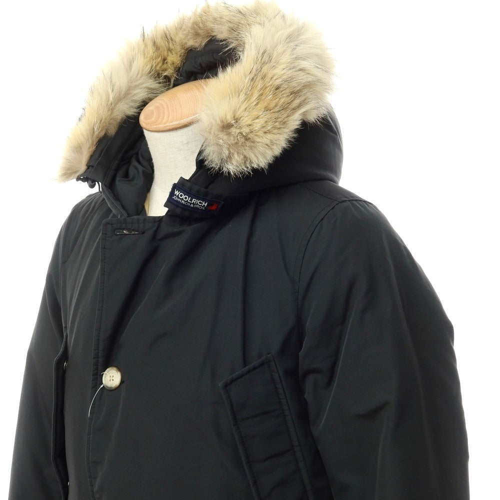 【中古】ウールリッチ WOOLRICH コットンナイロン ダウンコート ブラック系【サイズXS】【BLK】【A/W】【状態ランクC】【メンズ】