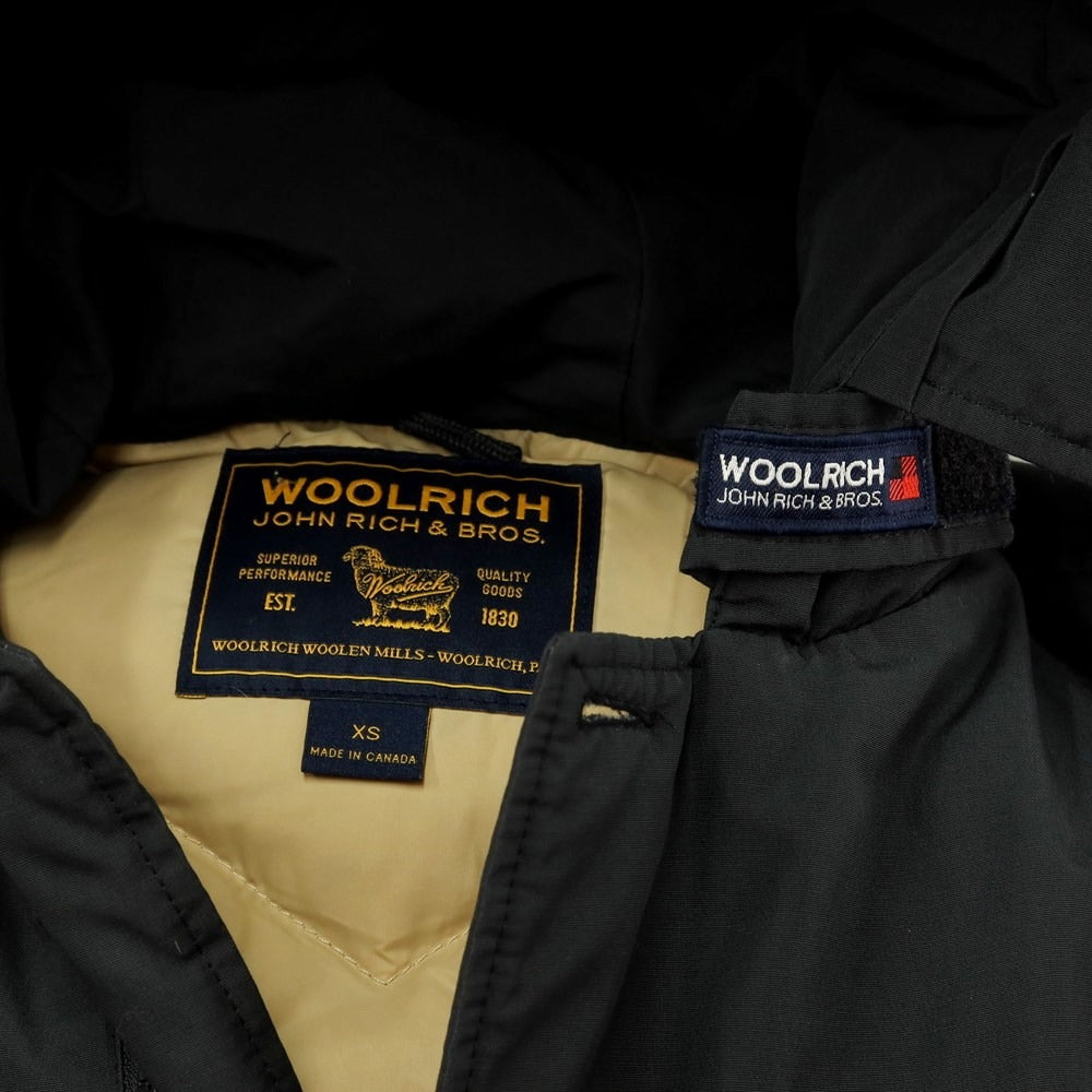 【中古】ウールリッチ WOOLRICH コットンナイロン ダウンコート ブラック系【サイズXS】【BLK】【A/W】【状態ランクC】【メンズ】 [EPD]