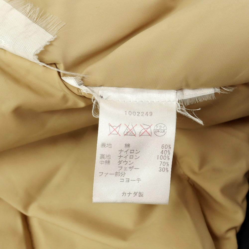 【中古】ウールリッチ WOOLRICH コットンナイロン ダウンコート ブラック系【サイズXS】【BLK】【A/W】【状態ランクC】【メンズ】 [EPD]