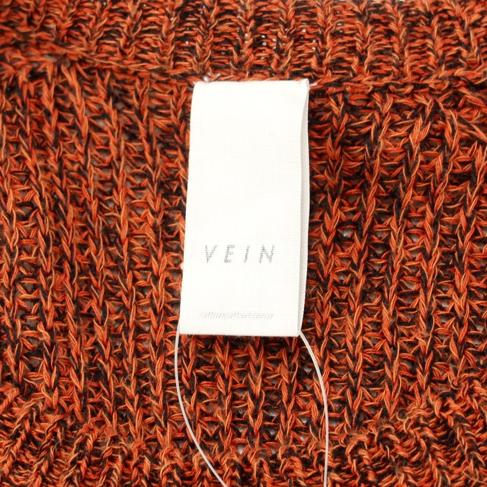 [Used] VEIN Spring/Summer 2023 Cotton Crew Neck Pullover Knit Orange x Black [2] [Condition Rank B] [Men&