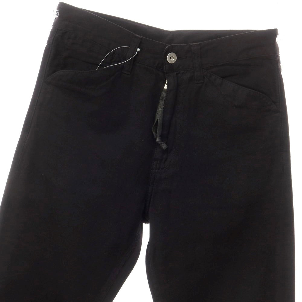 [Used] TAKAHIRO MIYASHITA The SoloIst. Twill cotton skinny 5-pocket pants, black [46] [Condition rank B] [Men&