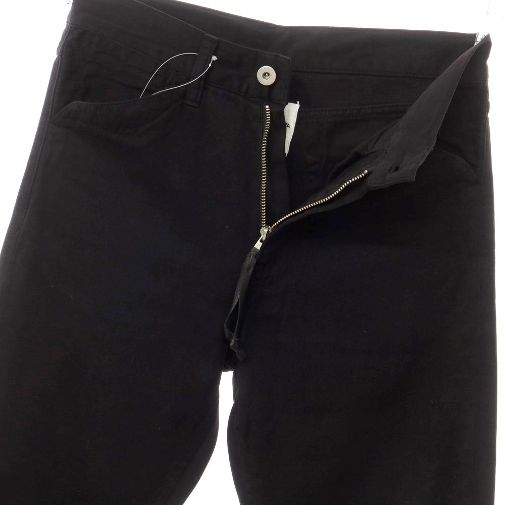 [Used] TAKAHIRO MIYASHITA The SoloIst. Twill cotton skinny 5-pocket pants, black [46] [Condition rank B] [Men&