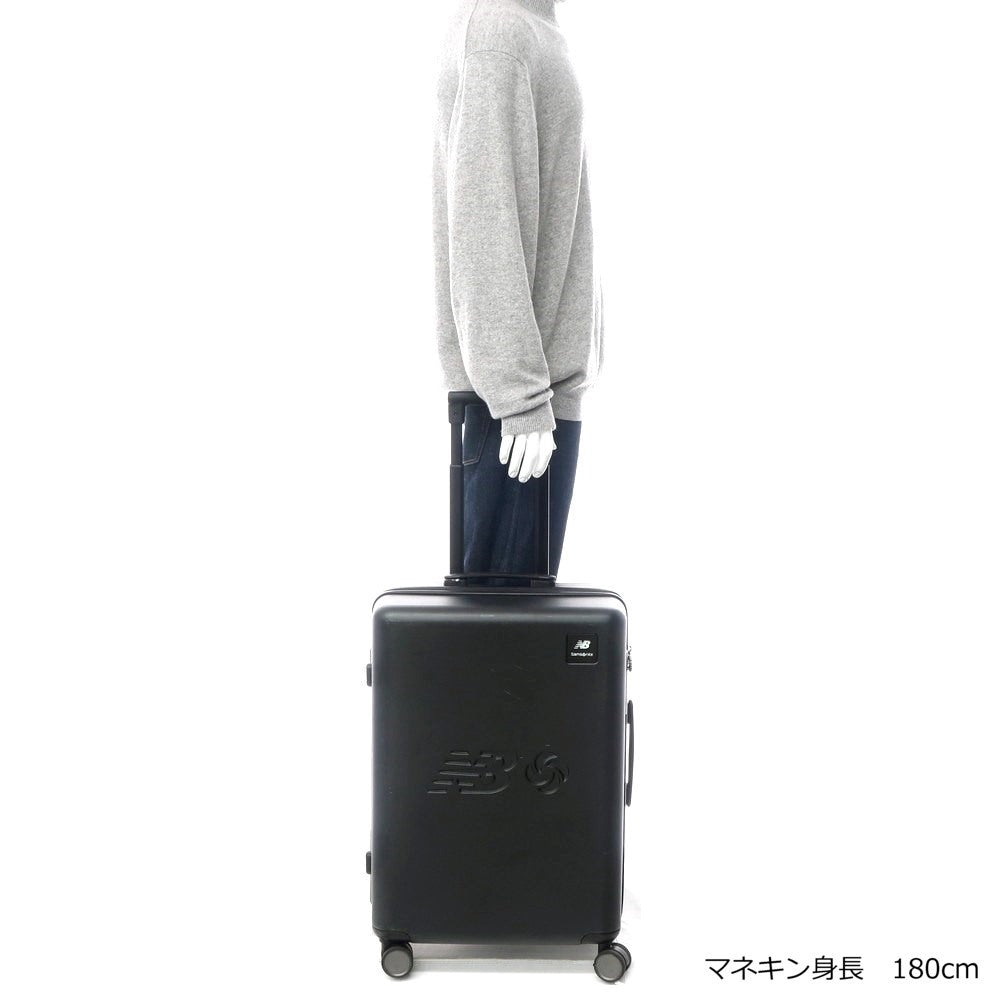 [Used] Samsonite x NEW BALANCE Carry Bag Suitcase Black [Condition Rank C] [Men&