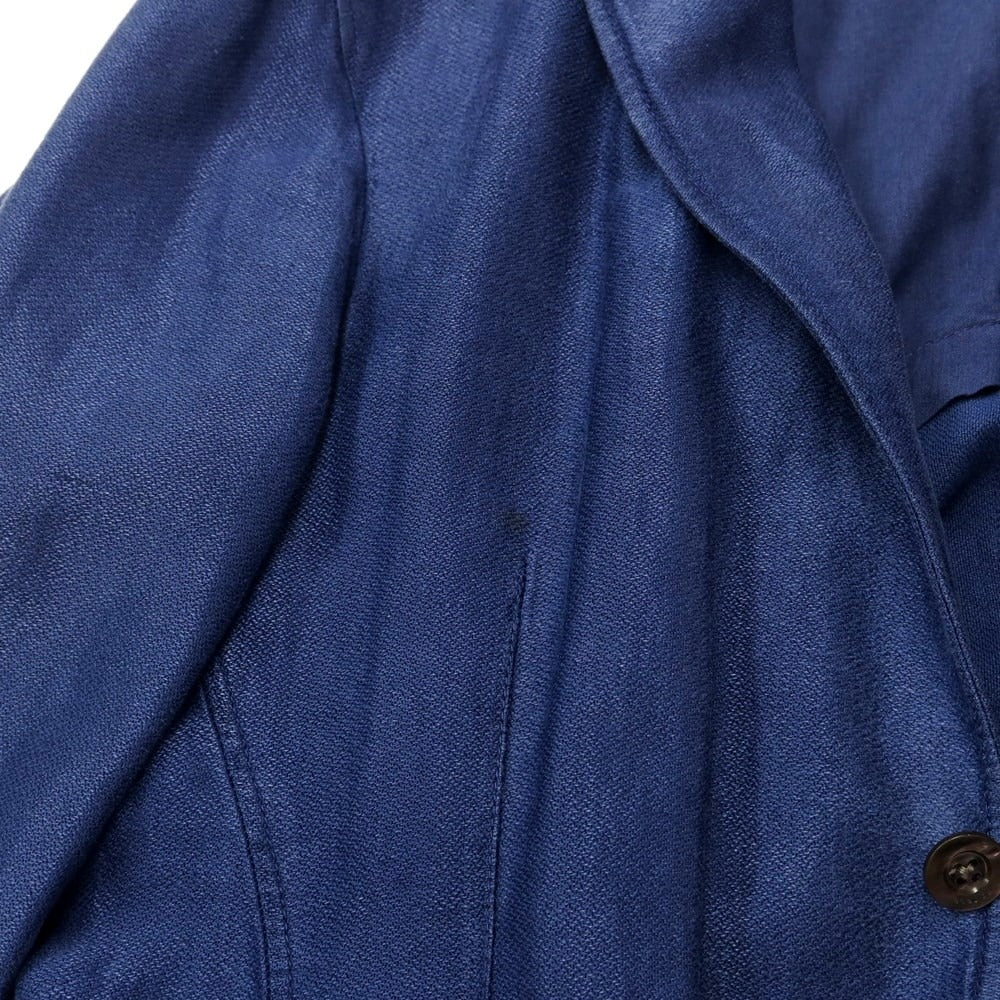 [Used] BOGLIOLI Linen Cotton 2B Casual Jacket Blue [48] [Condition Rank C] [Men&