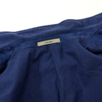 [Used] BOGLIOLI Linen Cotton 2B Casual Jacket Blue [48] [Condition Rank C] [Men&