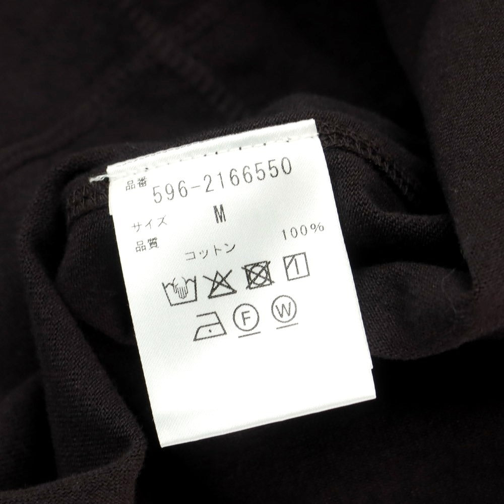 [Used] MHL. Cotton crew neck short sleeve T-shirt, black [M] [Condition rank B] [Men&