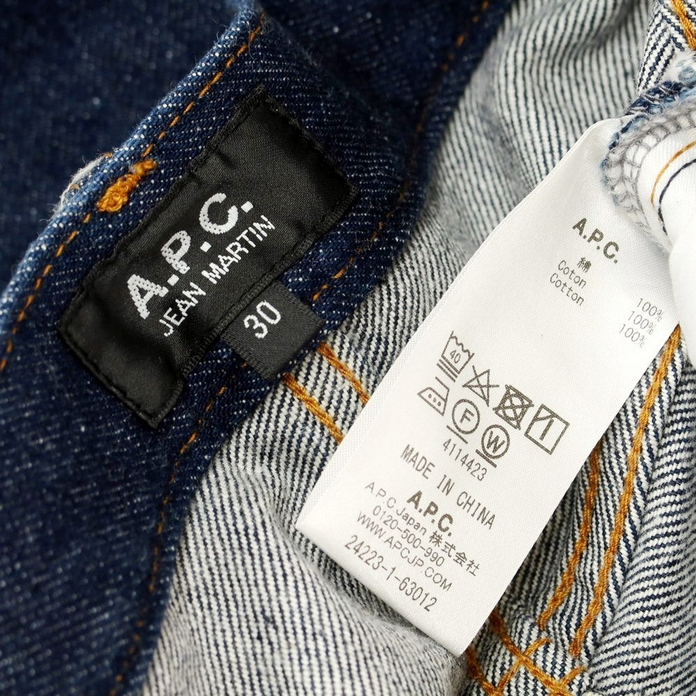 [Used] A.P.C. APC JEAN MARTIN Denim pants, jeans, navy [30] [Condition rank B] ​​[Men&