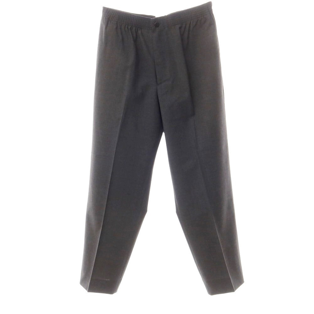 [Used] CELLAR DOOR Stretch polyester wool easy slacks pants dark gray [46] [Condition rank A] [Men&