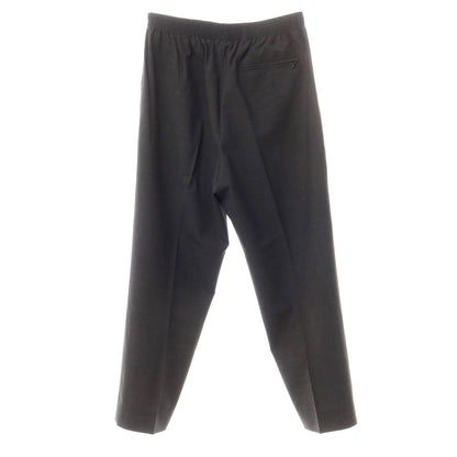 [Used] CELLAR DOOR Stretch polyester wool easy slacks pants dark gray [46] [Condition rank A] [Men&