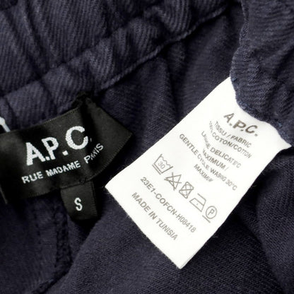 [Used] A.P.C. Cotton Easy Wide Pants Navy [S] [Condition Rank B] [Men&