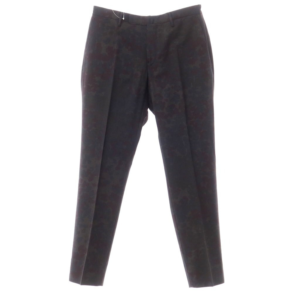 [Used] INCOTEX Wool Casual Slacks Pants Gray x Black x Navy [44] [Condition Rank B] [Men&