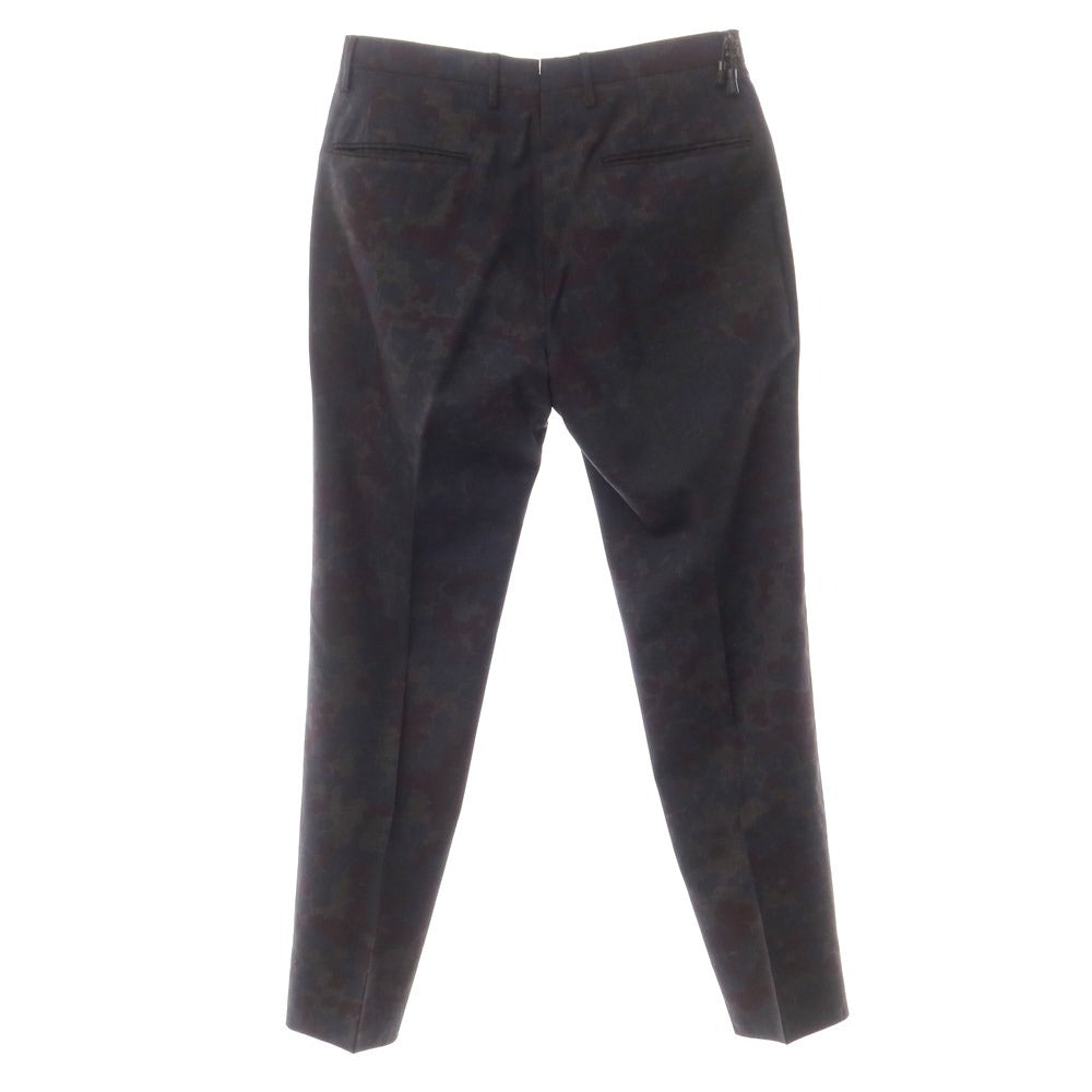 [Used] INCOTEX Wool Casual Slacks Pants Gray x Black x Navy [44] [Condition Rank B] [Men&