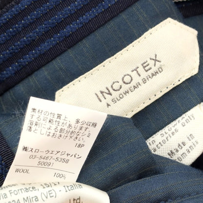 [Used] INCOTEX Wool Casual Slacks Pants Gray x Black x Navy [44] [Condition Rank B] [Men&