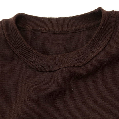 [Used] ESTNATION Cotton Polyester Short Sleeve Pullover Knit Dark Brown [S] [Condition Rank C] [Men&