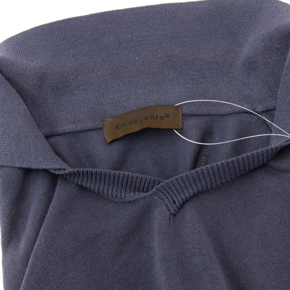 [Used] Rinascente Cotton Short Sleeve Polo Knit Grayish Navy [2] [Condition Rank C] [Men&