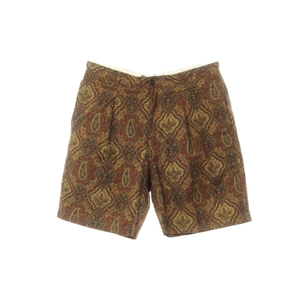 [Used] Southwick Cotton All-over Print Shorts, Brown x Beige [M] [Condition Rank C] [Men&