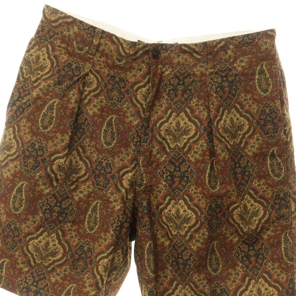 [Used] Southwick Cotton All-over Print Shorts, Brown x Beige [M] [Condition Rank C] [Men&