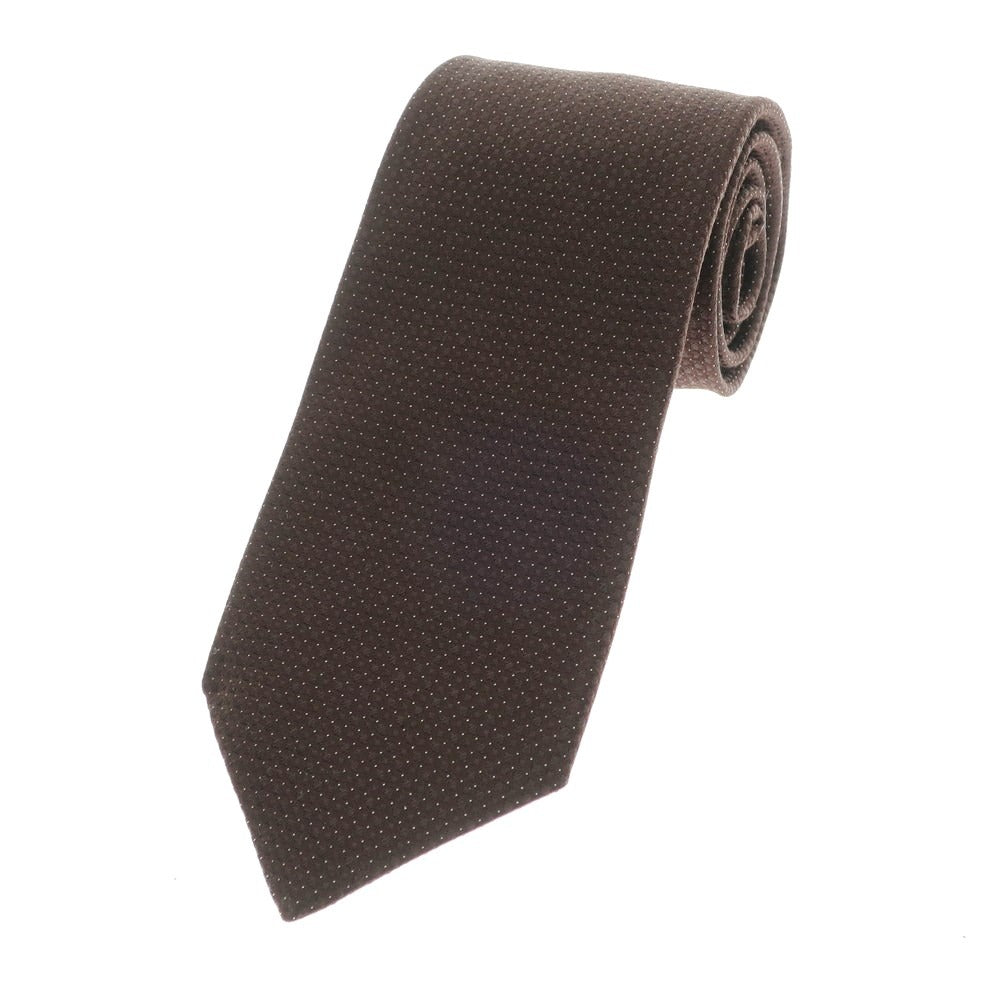 [Used] ISAIA 7FOLD Silk Plain Tie Brown [BRW] [S/S/A/W] [Condition Rank B] ​​[Men&