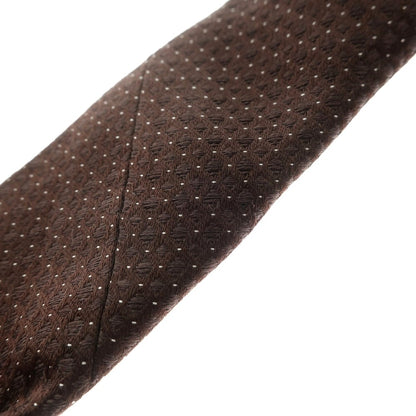 [Used] ISAIA 7FOLD Silk Plain Tie Brown [BRW] [S/S/A/W] [Condition Rank B] ​​[Men&