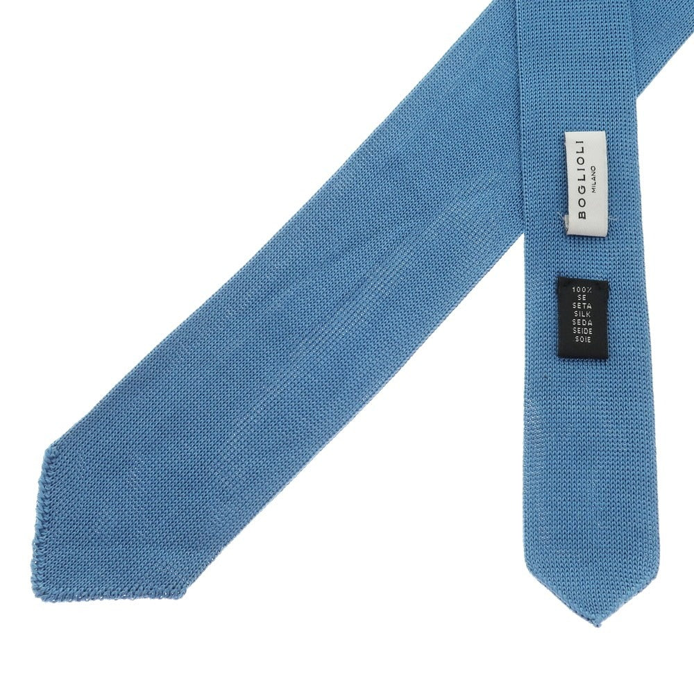 [Used] BOGLIOLI Silk Knit Tie Blue [BLU] [S/S/A/W] [Condition Rank B] ​​[Men&